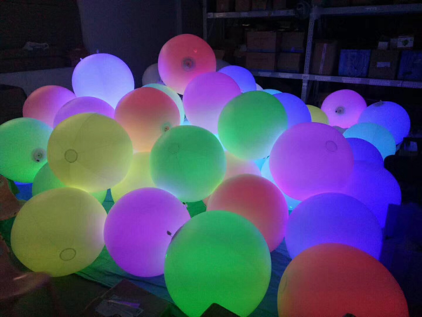 Led Balloon Light - LED Inflatable Touching Colored Ball PVC