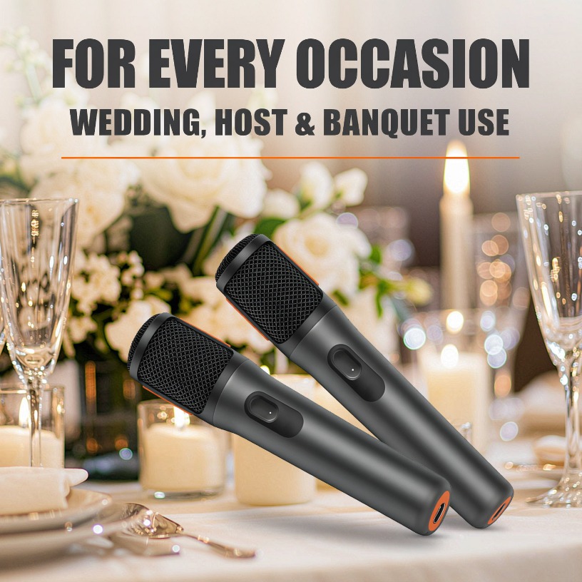 Event & Party Supply Photos - Wireless Microphone Dual Handheld AES-128 Encrypted