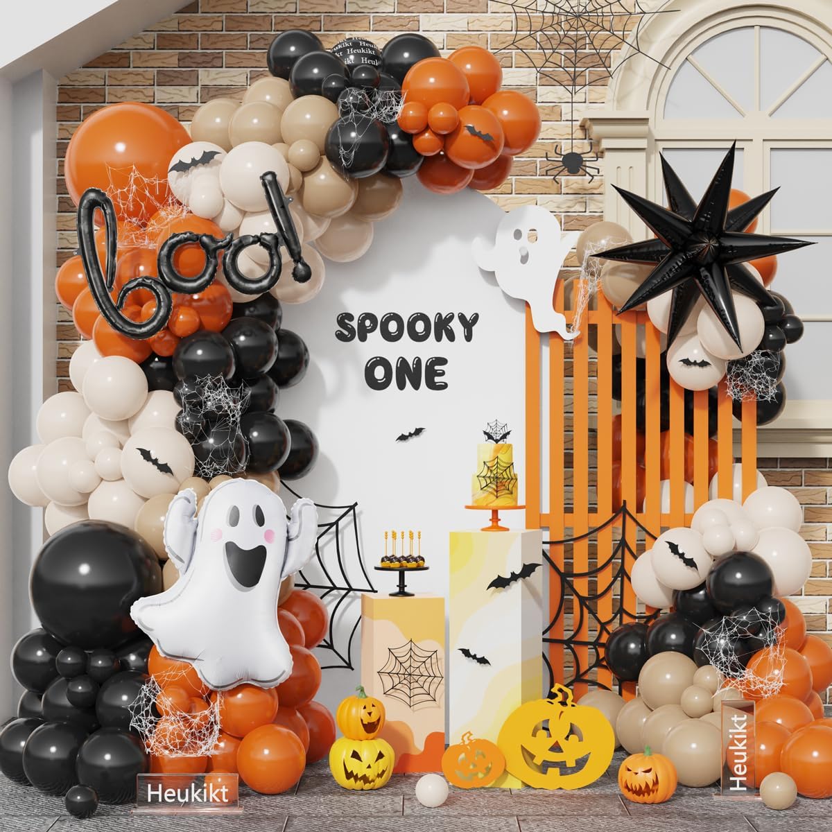 Balloon Arch Kit - Halloween Little BOO Balloon Garland Arch