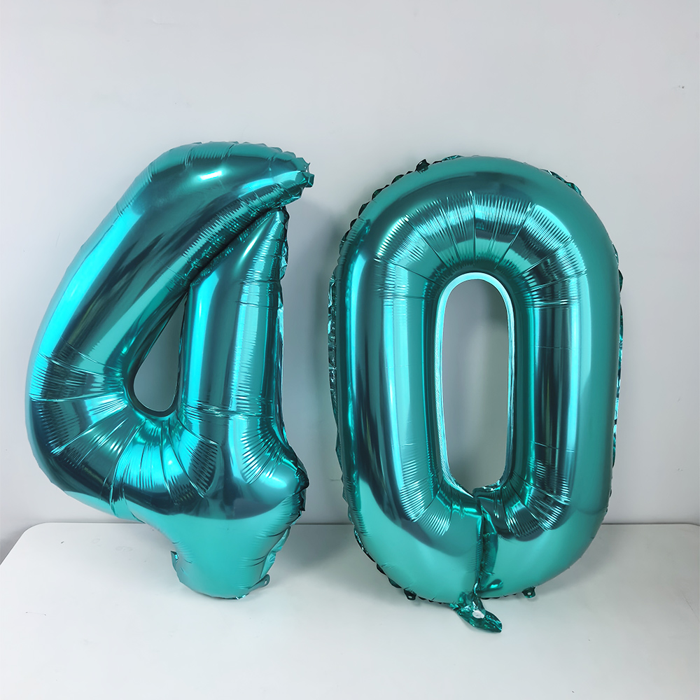 32inch Teal Blue Number 18 Bal - Balloon Pump Hand 评论和价格