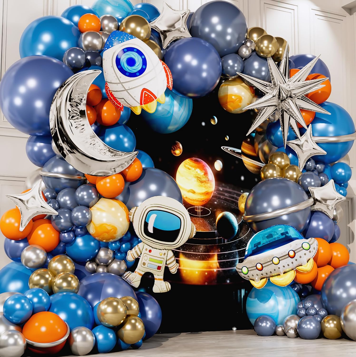 The Outer Space To The Moon Bl - Balloon Arch Kit 评论和价格