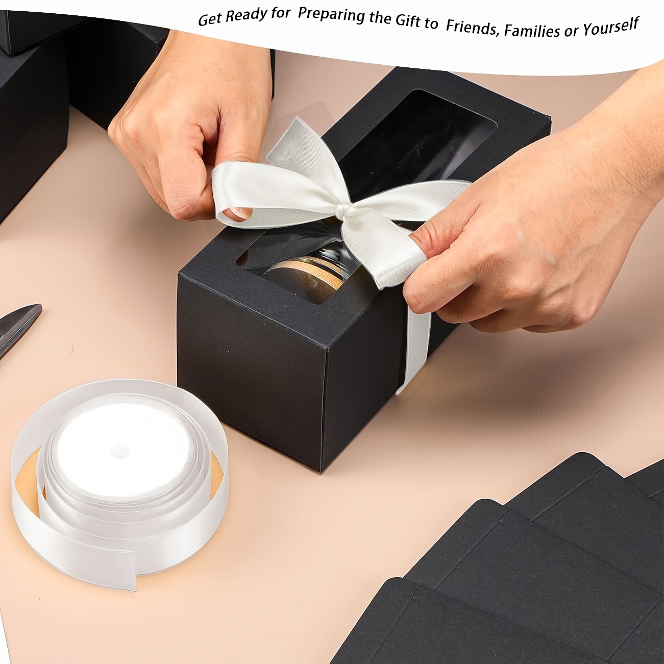 5Pcs Gift Boxes with 1 Roll of - Event Party Box 评论和价格