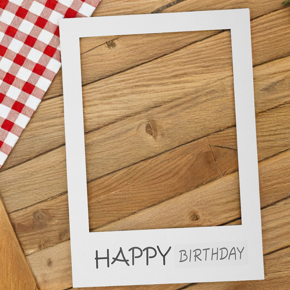 3Pcs Happy Birthday Photo Fram - Photo Booth Frame 评论和价格