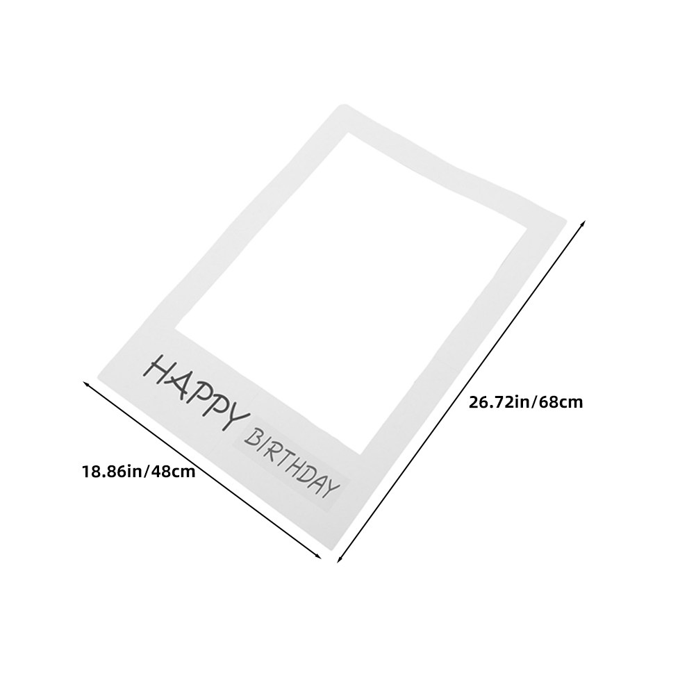 3Pcs Happy Birthday Photo Fram - Photo Booth Frame 评论和价格