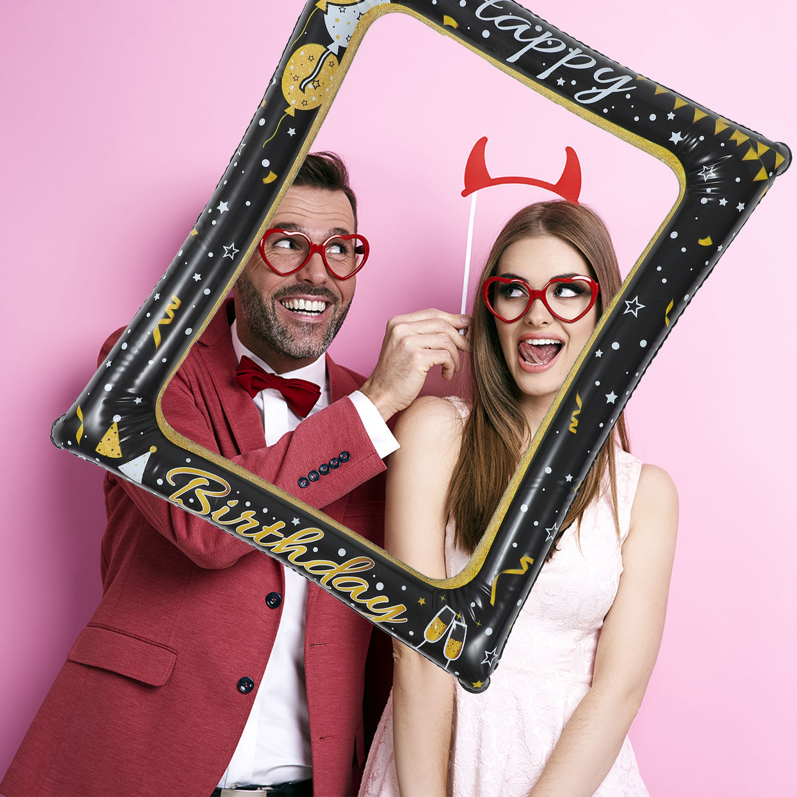Large Inflatable Selfie Frame  - Photo Booth Frame 评论和价格