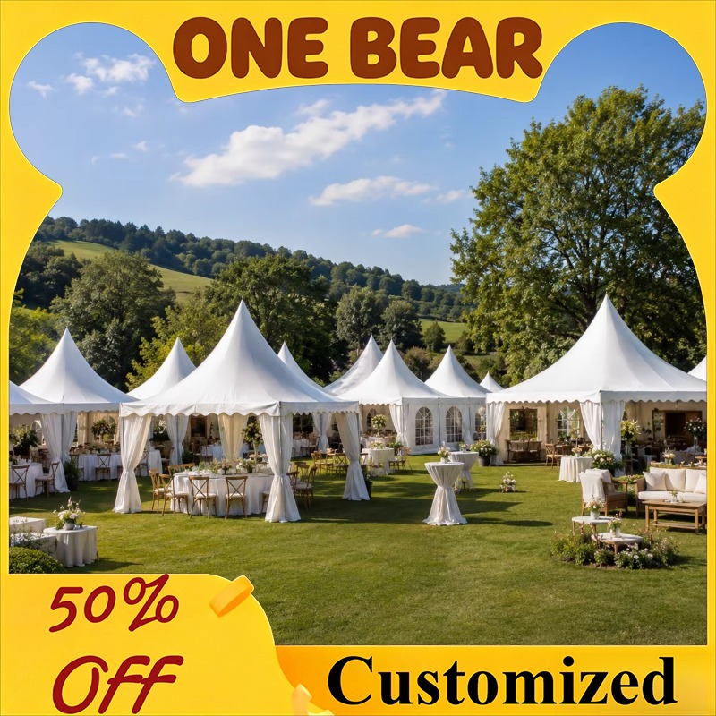 Customizable White Pagoda Tent - Event & Party Supply Photos 评论和价格